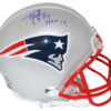 Ty Law Autographed/Signed New England Patriots Mini Helmet HOF BAS 27180
