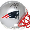 Ty Law Autographed/Signed New England Patriots Mini Helmet HOF BAS 25692