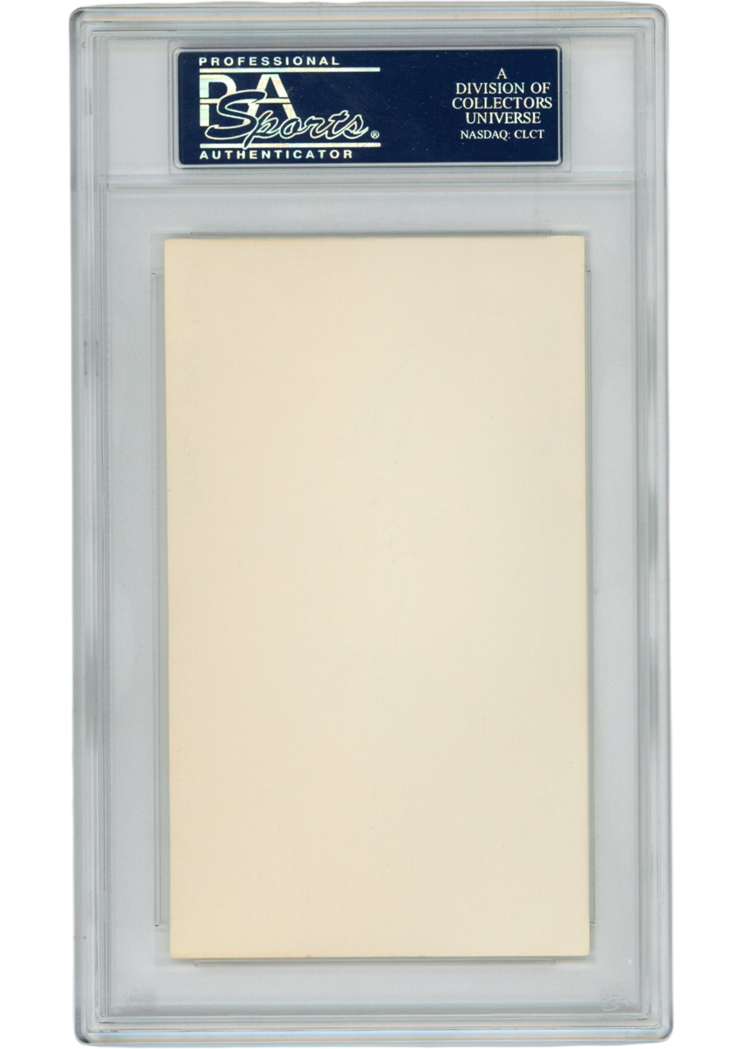 Bobby Layne Autographed/Signed Detroit Lions Index Card Slabbed PSA 54893