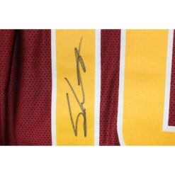 Sam Leavitt Autographed/Signed College Style Red XL Jersey Beckett Witness 51419