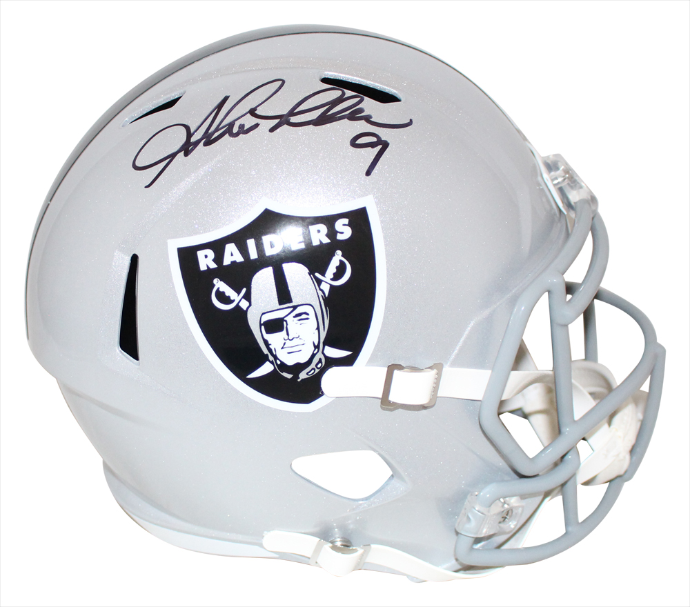 Shane Lechler Autographed Oakland Raiders F/S Speed Helmet BAS