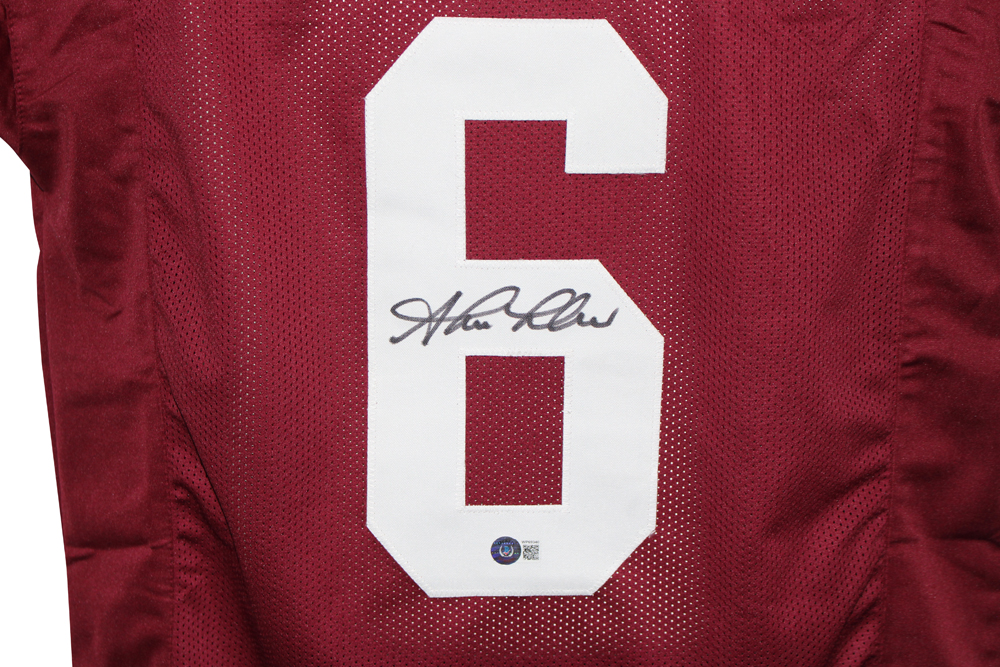 Shane Lechler Autographed College Style Maroon XL Jersey Beckett BAS