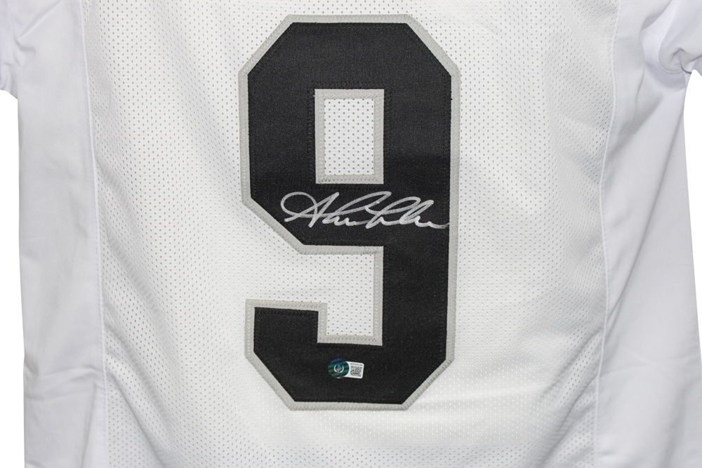 Shane Lechler Autographed/Signed Pro Style White XL Jersey Beckett BAS