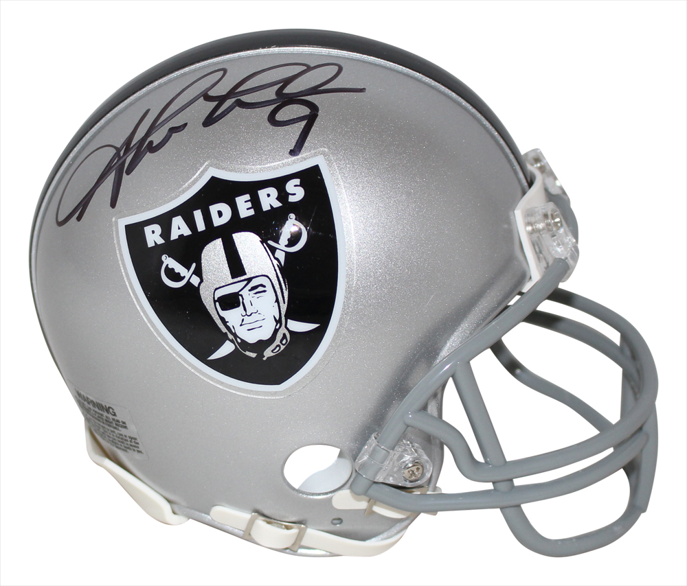 Shane Lechler Autographed/Signed Oakland Raiders Mini Helmet BAS
