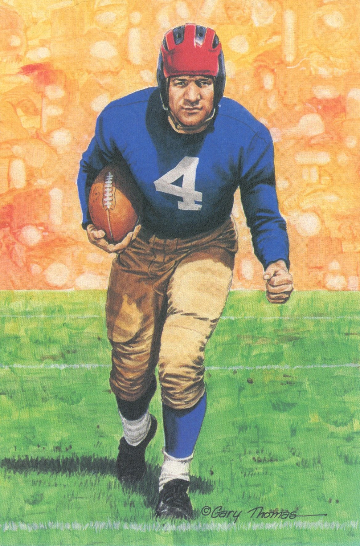 Alphonse "Tuffy" Leemans New York Giants Goal Line Art Card #49 LE /5000 58105