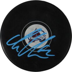 Arttuiri Lehkonen Signed Colorado Avalanche Hockey Puck JSA 46401