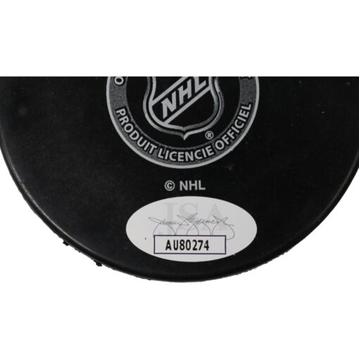 Arttuiri Lehkonen Signed Colorado Avalanche Hockey Puck JSA 46401