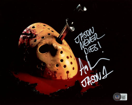 Ari Lehman Autographed/Signed Friday The 13th 8x10 Photo Jason Beckett