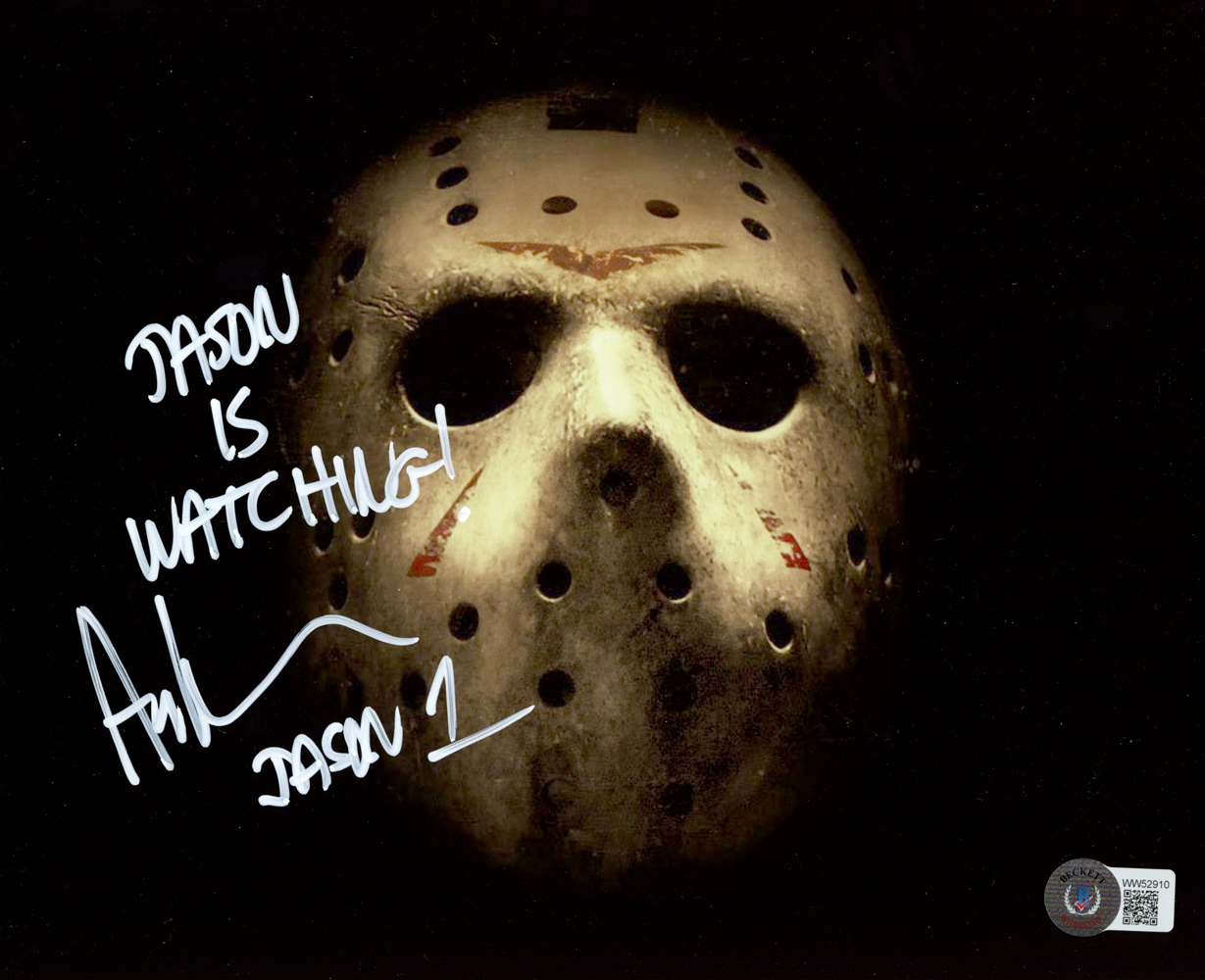 Ari Lehman Autographed/Signed Friday The 13th 8x10 Photo Jason Beckett