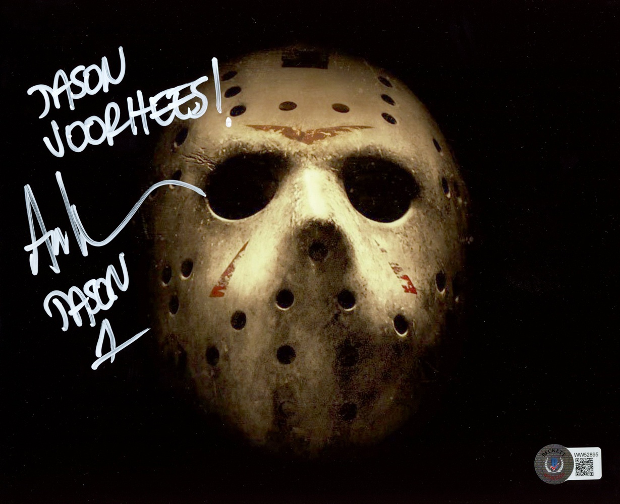 Ari Lehman Autographed/Signed Friday The 13th 8x10 Photo Jason Beckett