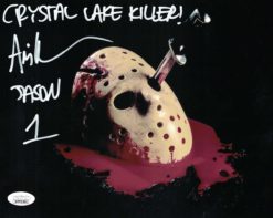 Ari Lehman Autographed Friday The 13th 8x10 Photo Crystal Lake Killer JSA 26214