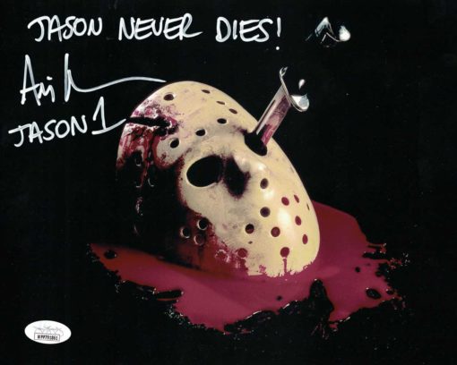 Ari Lehman Autographed Friday The 13th 8x10 Photo Jason Never Dies JSA 26213