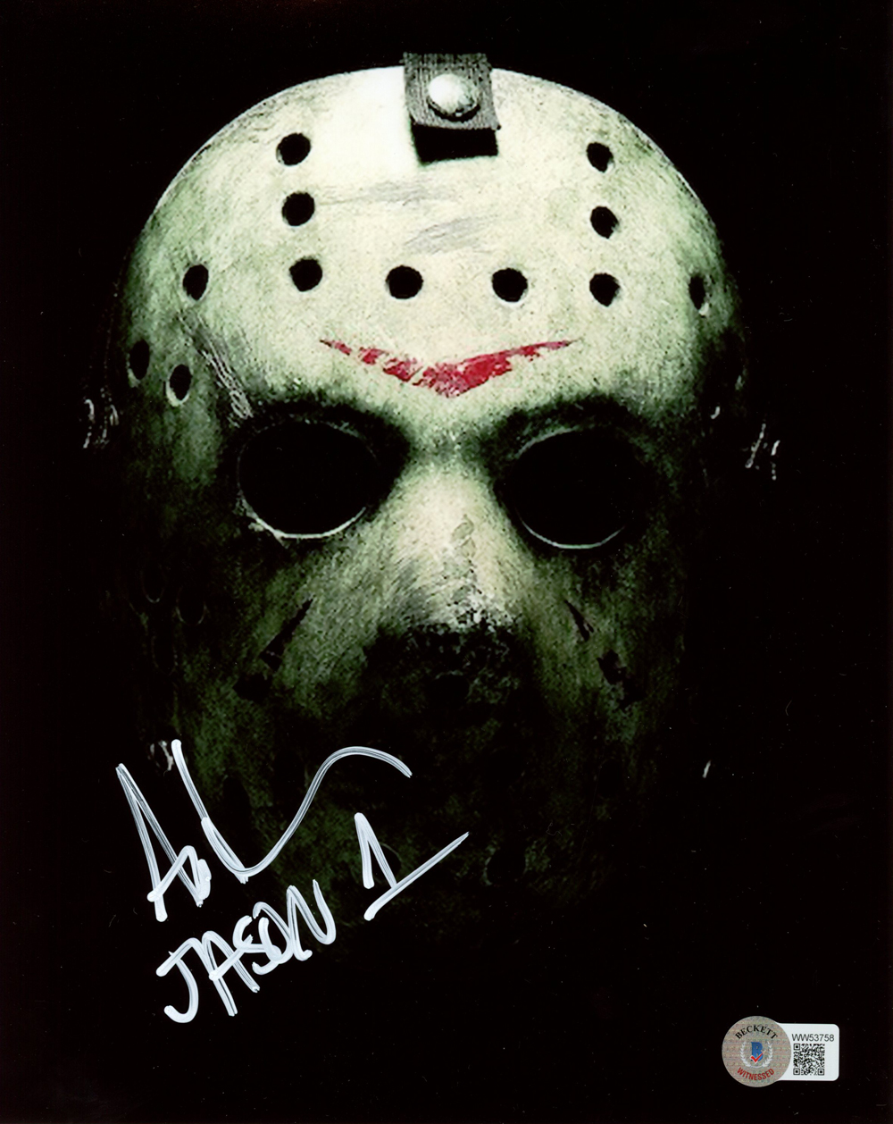 Ari Lehman Autographed/Signed Friday The 13th 8x10 Photo Jason Beckett