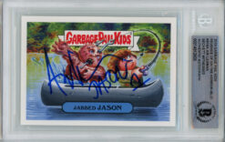 Ari Lehman Signed 2019 Garbage Pail Kids Jabbed Jason #SF6A BAS Slab