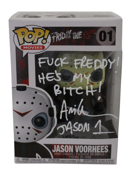 Ari Lehman Signed Jason Voorhees Friday The 13th Funko Pop #01 Freddy JSA 26211