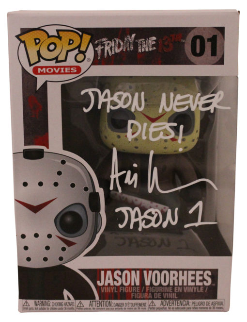 Ari Lehman Autographed Jason Voorhees Friday The 13th Funko Pop #01 JSA 26212