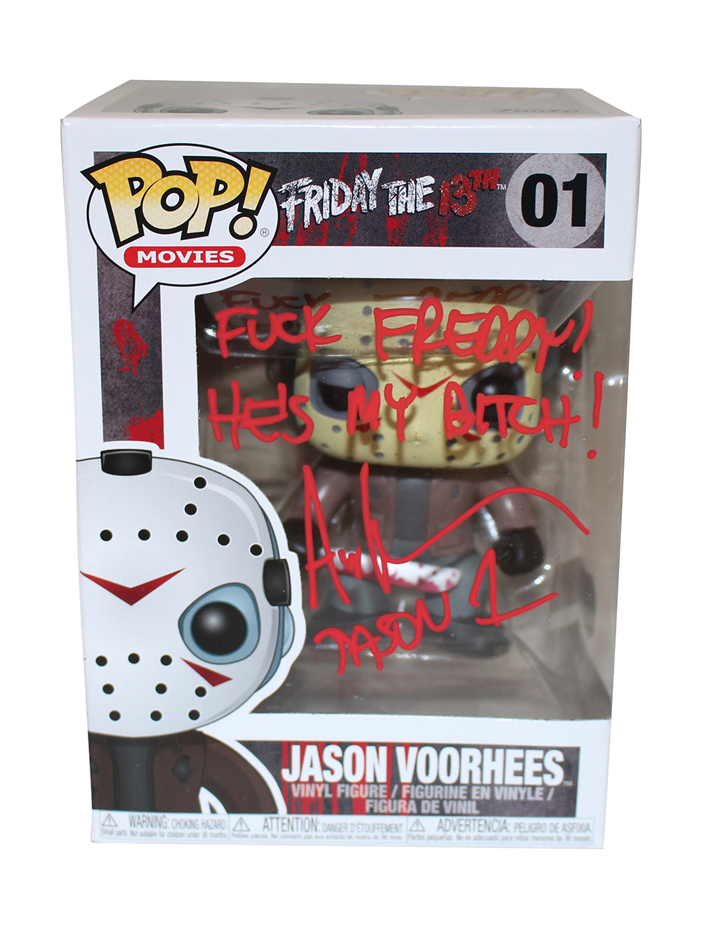 Ari Lehman Signed Friday The 13th Jason Voorhees Funko Pop! 01 Beckett