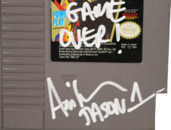 Ari Lehman Signed Friday The 13th Nintendo NES Game Cartridge Beckett