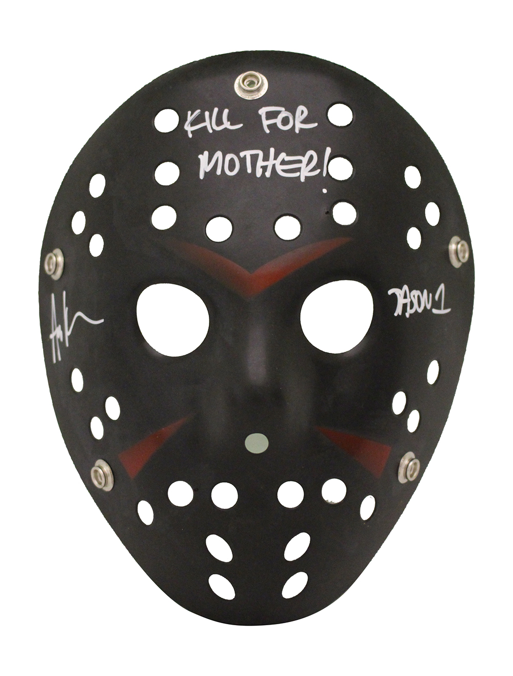 Ari Lehman Autographed/Signed Friday The 13th Black Mask Jason Beckett