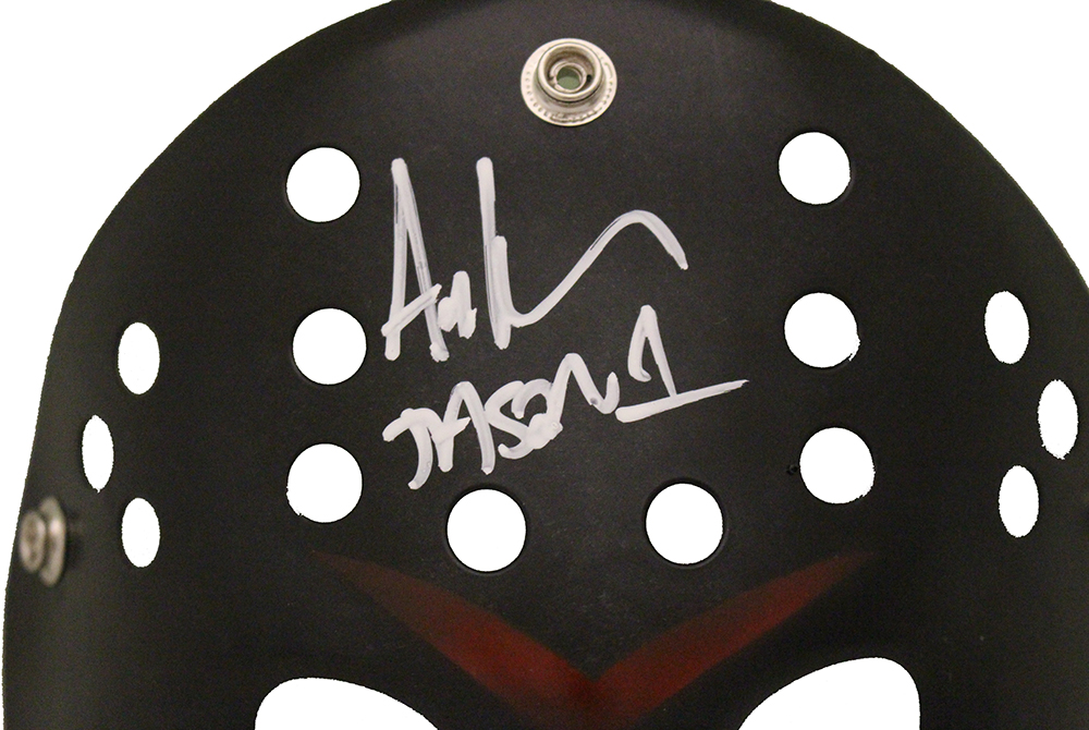 Ari Lehman Autographed/Signed Friday The 13th Black Mask Jason Beckett