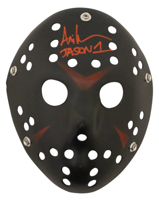 Ari Lehman Autographed/Signed Friday The 13th Black Mask Jason JSA 26207