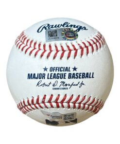 Jack Leiter Autographed ROMLB Baseball Texas Rangers Fanatics