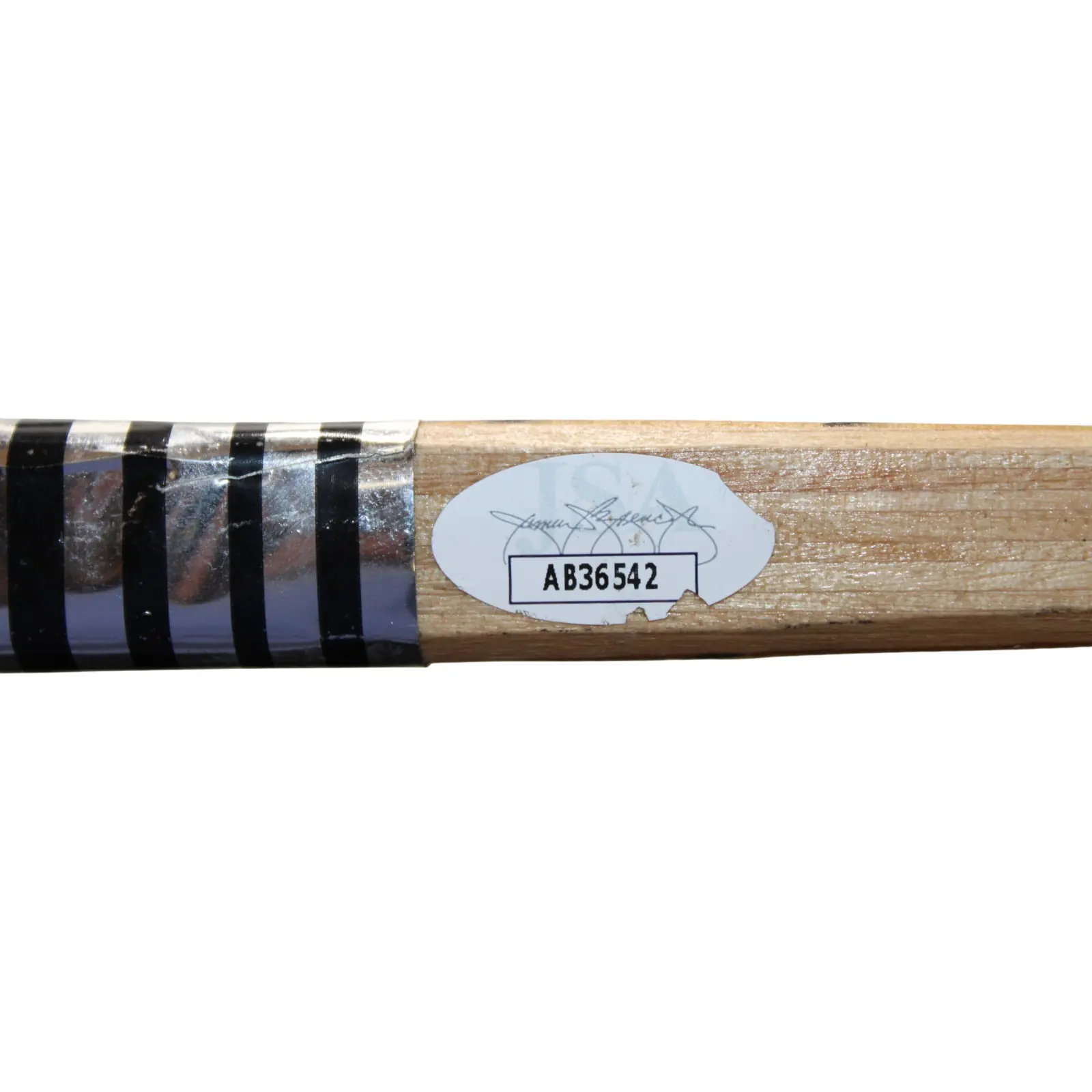 Mario Lemieux Autographed Pittsburgh Penguins Hockey Stick Game Used JSA 39590