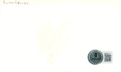 Ivan Lendl Autographed/Signed Tennis Index Card Beckett 45269