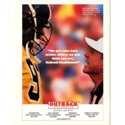 Unautographed Magazine SC Gamecocks vs Ohio State 01 Outback Bowl Program 58418