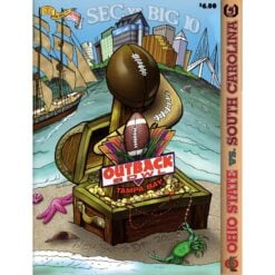 Unautographed Magazine SC Gamecocks vs Ohio State 02 Outback Bowl Program 58417
