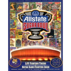 Unautographed Magazine LSU Tigers vs Notre Dame 2007 Sugar Bowl Program 58423