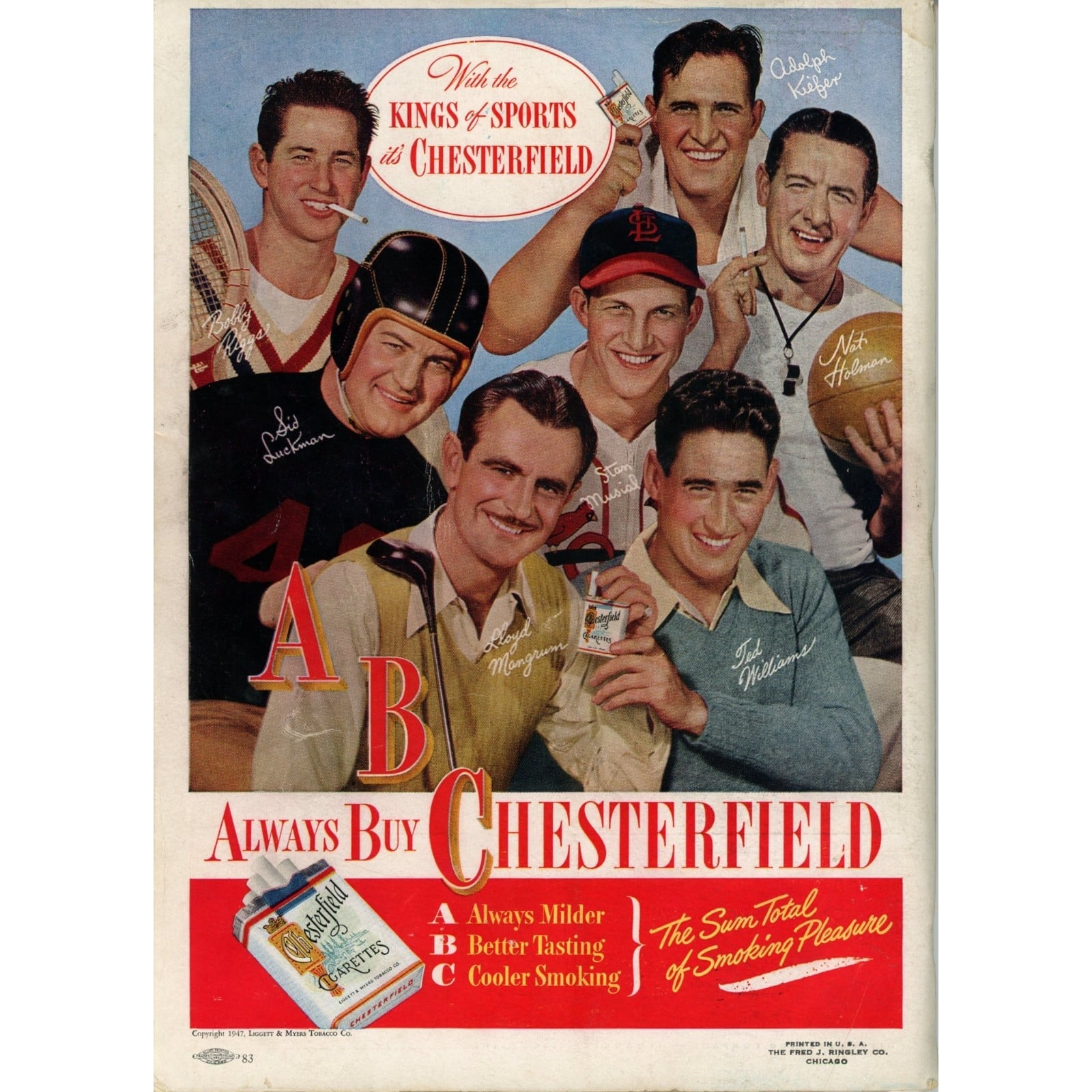 Unautographed Magazine 14th College Allstars vs Chicago Bears 1947 Program 58465