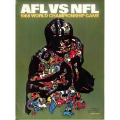 Unautographed Magazine World Champ AFL vs NFL Super Bowl II 1968 Program 58485