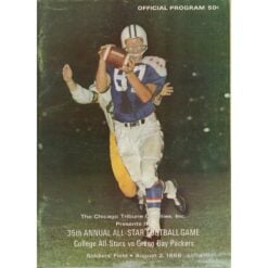 Unautographed Magazine 35th College Allstars vs Packers 1968 Program 58457