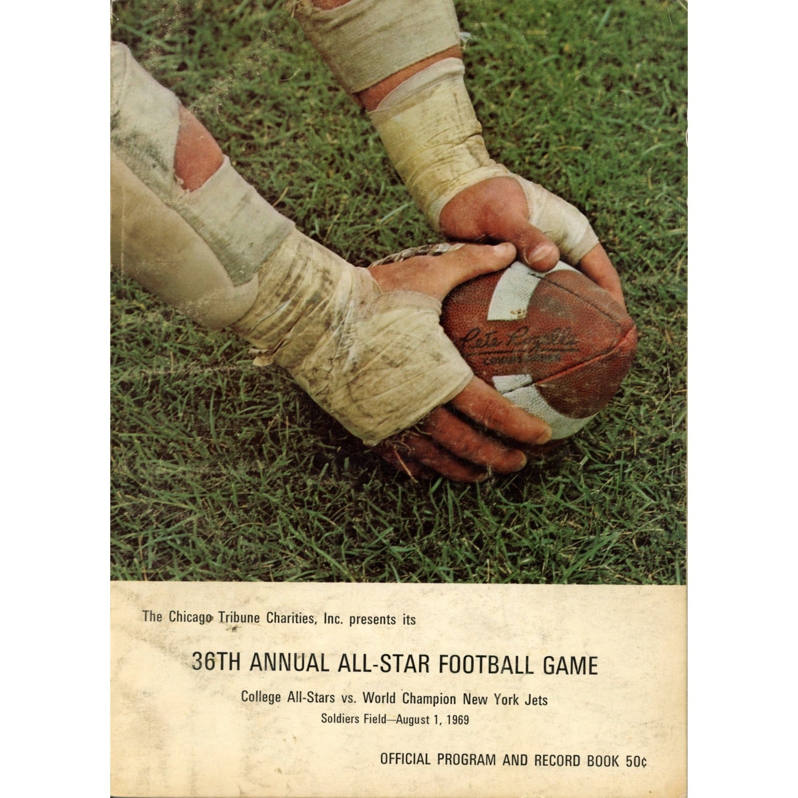 Unautographed Magazine 36th College Allstars vs New York Jets 1969 Program 58456 1 Unautographed Magazine 36th College Allstars vs New York Jets 1969 Program 58456