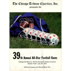 Unautographed Magazine 39th College Allstars vs Dallas Cowboys 72 Program 58455