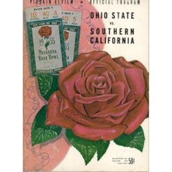Unautographed Magazine Ohio State Buckeyes vs USC 1955 Rose Bowl Program 58448