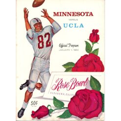Unautographed Minnesota Golden Gophers vs UCLA 1962 Rose Bowl Program 58446