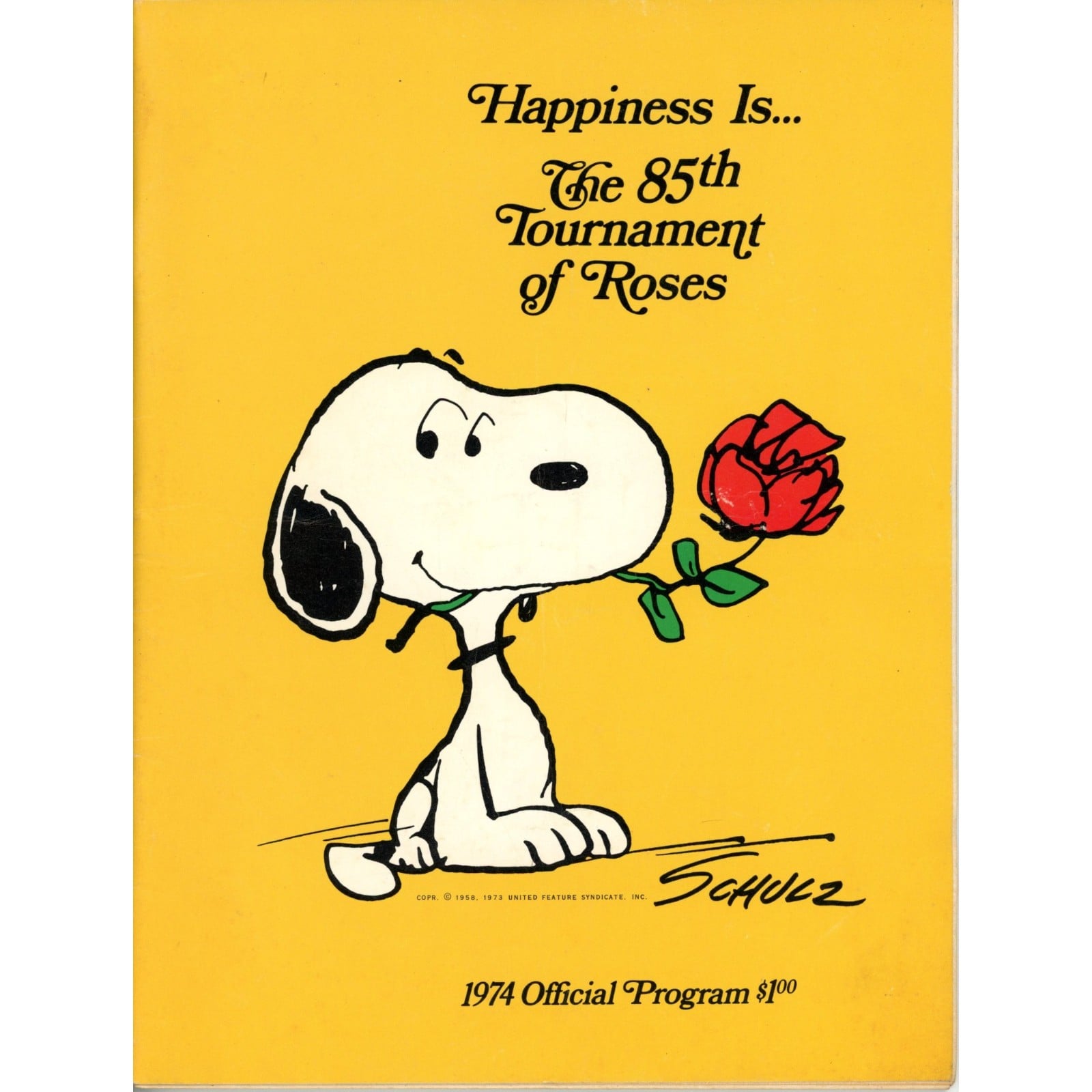 Unautographed Magazine 1974 85th Anuual Tournament of Roses Program 58450