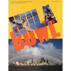 Unautographed Magazine 1983 Hula Bowl Program 58433