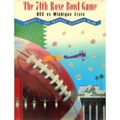 Unautographed Magazine Michigan State vs USC 1988 Rose Bowl Program 58427