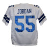 Leroy Jordan Autographed/Signed Pro Style White XL Jersey BAS 26508