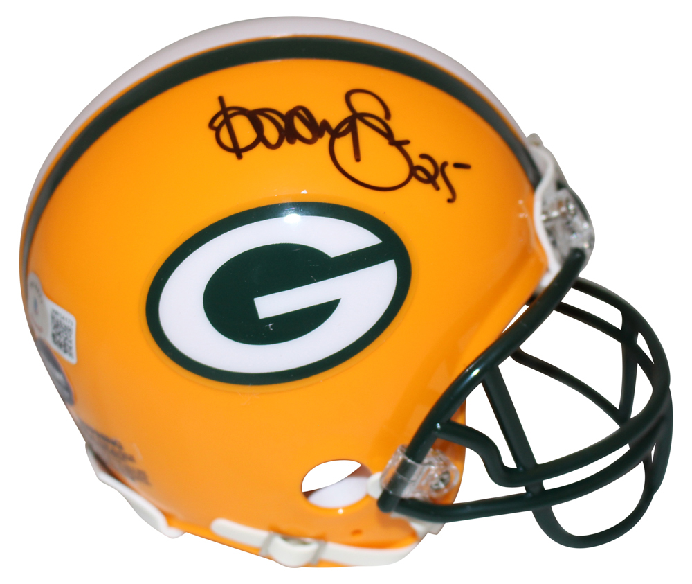 Dorsey Levens Autographed Green Bay Packers VSR4 Mini Helmet Beckett