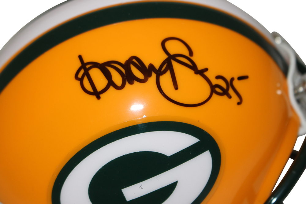 Dorsey Levens Autographed Green Bay Packers VSR4 Mini Helmet Beckett