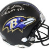 Jamal Lewis Autographed Baltimore Ravens Mini Helmet 10607 yds BAS 27181