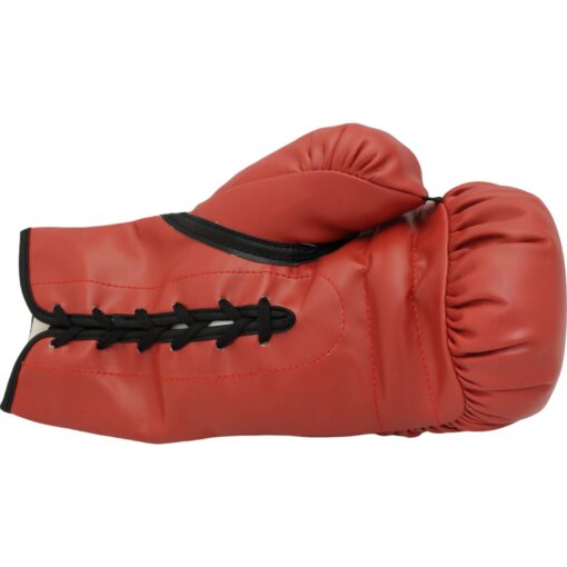 Lennox Lewis Autographed/Signed Red Left Boxing Glove Beckett 44773