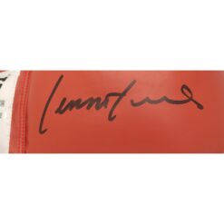 Lennox Lewis Autographed/Signed Red Right Boxing Glove Beckett 44778
