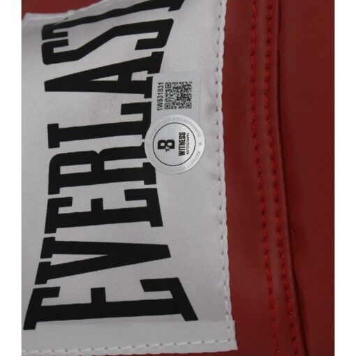Lennox Lewis Autographed/Signed Red Right Boxing Glove Beckett 44778