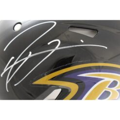 Ray Lewis Autographed Baltimore Ravens Authentic Helmet Beckett Witness 51789