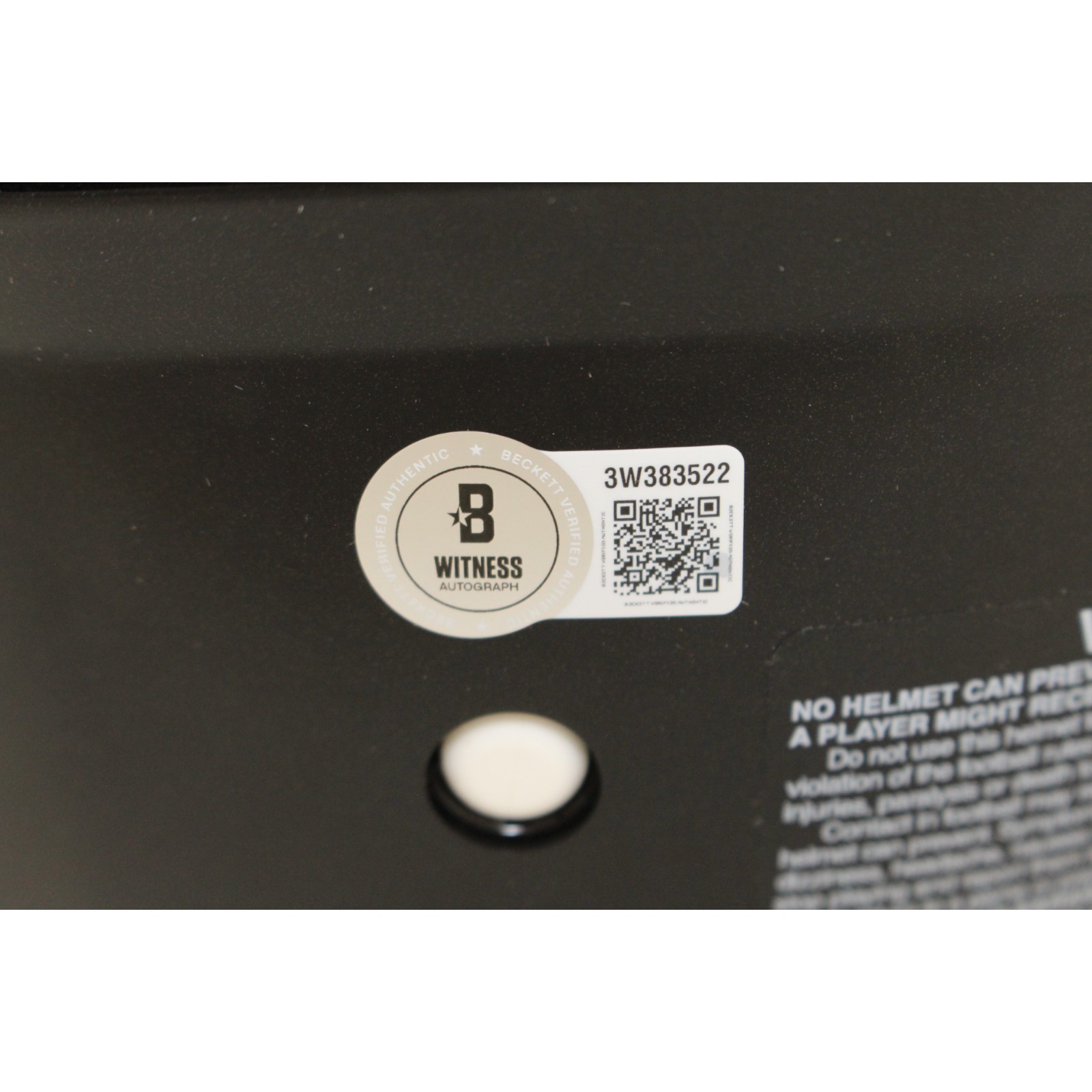 Ray Lewis Autographed Baltimore Ravens Authentic Helmet Beckett Witness 51789 4 Ray Lewis Autographed Baltimore Ravens Authentic Helmet Beckett Witness 51789